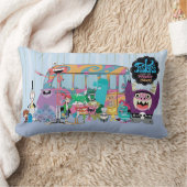 フォスターの故郷を思い浮かべる友達 |スクールバス ランバークッション (ブランケット)