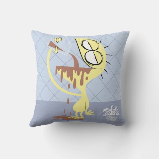 フォスターの故郷を思い浮かべる友達 |チーズ クッション (裏面)