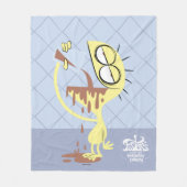 フォスターの故郷を思い浮かべる友達 |チーズ フリースブランケット (正面)