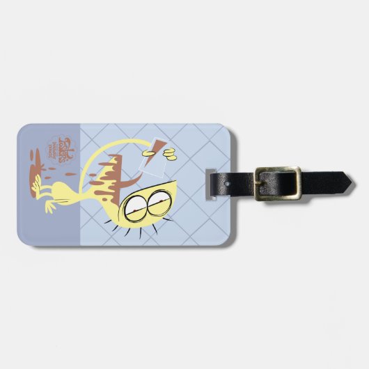 フォスターの故郷を思い浮かべる友達 |チーズ ラゲッジタグ (正面横)