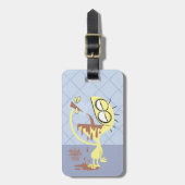 フォスターの故郷を思い浮かべる友達 |チーズ ラゲッジタグ (正面縦)