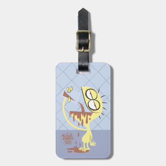 フォスターの故郷を思い浮かべる友達 |チーズ ラゲッジタグ (正面縦)