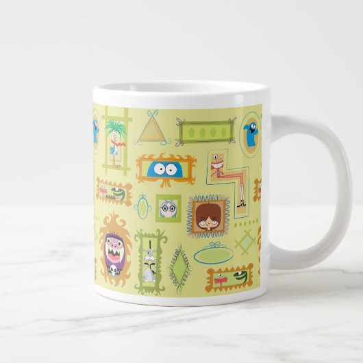 フォスターの故郷を思い浮かべる友達 |フォトウォール ジャンボコーヒーマグカップ (右)