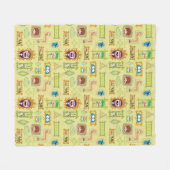 フォスターの故郷を思い浮かべる友達 |フォトウォール フリースブランケット (正面(横))