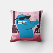 フォスターの故郷を思い浮かべる友達 |ブロカッコいいー クッション (裏面)