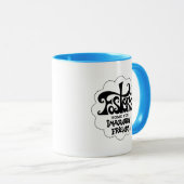 フォスターの故郷を思い浮かべる友達 |ブロカッコいいー マグカップ (正面右)