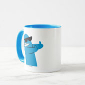 フォスターの故郷を思い浮かべる友達 |ブロカッコいいー マグカップ (正面左)