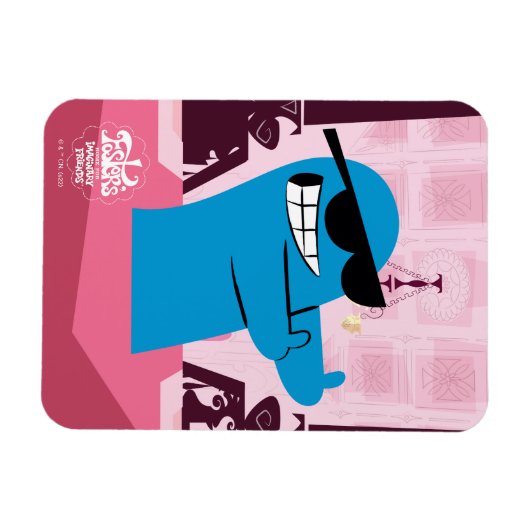 フォスターの故郷を思い浮かべる友達 |ブロカッコいいー マグネット (横)