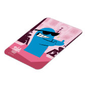 フォスターの故郷を思い浮かべる友達 |ブロカッコいいー マグネット (左側)