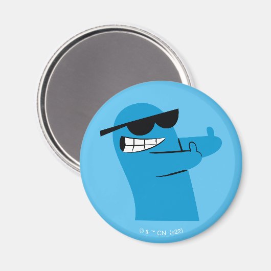 フォスターの故郷を思い浮かべる友達 |ブロカッコいいー マグネット (正面/裏面)