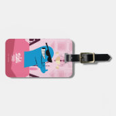 フォスターの故郷を思い浮かべる友達 |ブロカッコいいー ラゲッジタグ (正面横)