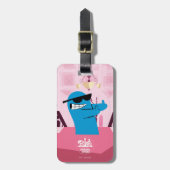 フォスターの故郷を思い浮かべる友達 |ブロカッコいいー ラゲッジタグ (正面縦)