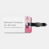 フォスターの故郷を思い浮かべる友達 |ブロカッコいいー ラゲッジタグ (裏面横)