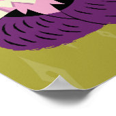 フォスターの故郷を思い浮かべる友達 |ベッドの下 ポスター (角)