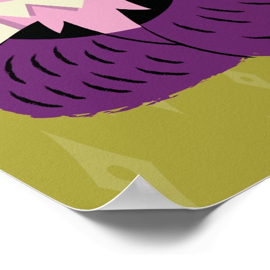 フォスターの故郷を思い浮かべる友達 |ベッドの下 ポスター (角)