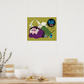 フォスターの故郷を思い浮かべる友達 |ベッドの下 ポスター (キッチン)