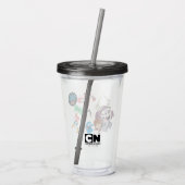 フォスターの故郷を思い浮かべる友達 |踊り アクリルタンブラー (裏面)