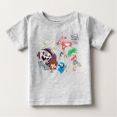 フォスターの故郷を思い浮かべる友達 |踊り ベビーTシャツ (正面)