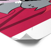 フォスターの故郷を思い浮かべる友達 |踊り ポスター (角)