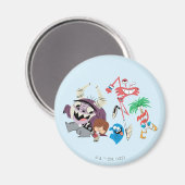 フォスターの故郷を思い浮かべる友達 |踊り マグネット (正面/裏面)