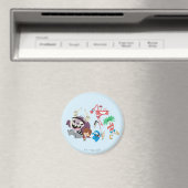 フォスターの故郷を思い浮かべる友達 |踊り マグネット (インサイチュ (食洗機))