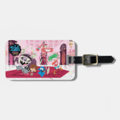 フォスターの故郷を思い浮かべる友達 |踊り ラゲッジタグ (正面横)