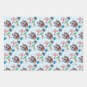 フォスターの故郷を思い浮かべる友達 |踊り ラッピングペーパーシート (正面3)