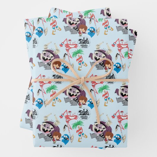 フォスターの故郷を思い浮かべる友達 |踊り ラッピングペーパーシート (インサイチュ)