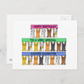 フォスタードーターハッピーバースデー ポストカード (正面/裏面)
