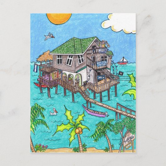 フォスターバー・グリル葉書 ポストカード (正面)