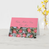 フォスターママハッピーマザーズデイバラカード カード (黄色い花)