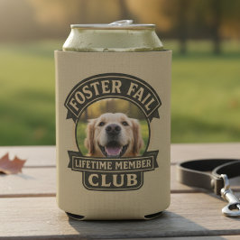 フォスター失敗者ライフタイムメンバーシップ 保護犬ギフト 缶クーラー
