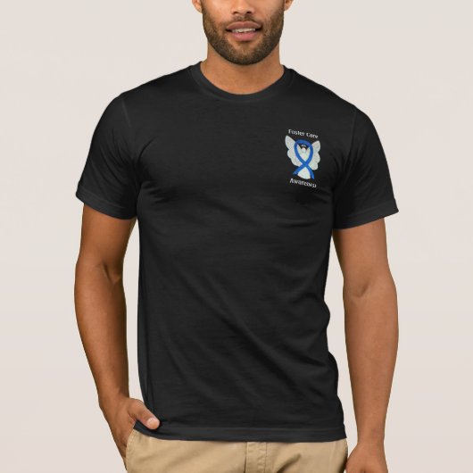 フォスター気に認識度リボンエンジェルカスタムシャツ Tシャツ (正面)