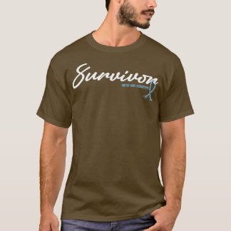 フォスター気に認識度遺族グリッターリボン希望 Tシャツ