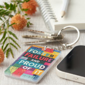 フォスター障害フォトキーチェーン キーホルダー (正面右)