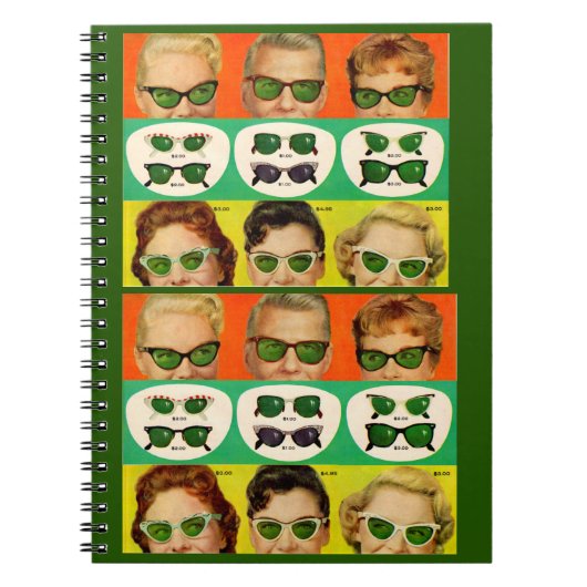 フォスター・グラントと1950年代 ノートブック (正面)