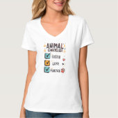 フォスター・ラブ・フォーエバー 保護動物Tシャツ Tシャツ (正面)