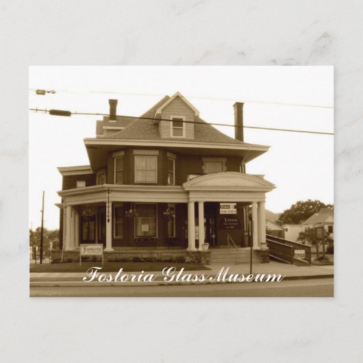 フォストリアガラス博物館 ポストカード (正面)