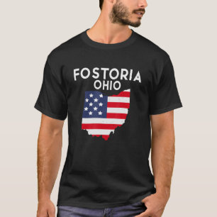 フォストリア オハイオ州 アメリカ合衆国 州 アメリカ 旅行 オハイオ人 Tシャツ