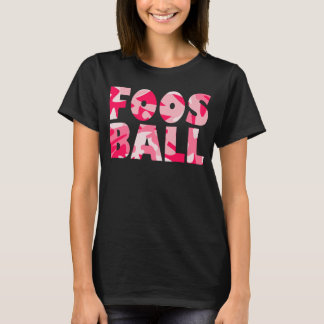 フォスボールピンクカモフラージュ Tシャツ
