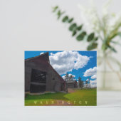 フォソムファームフィッシュトラップレイクワシントン ポストカード (スタンド正面)