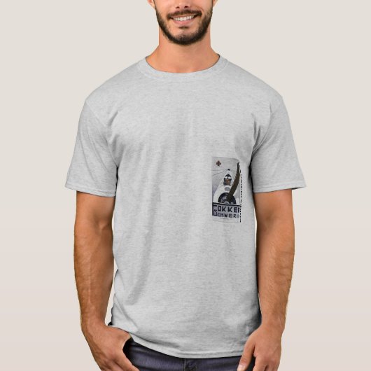 フォッカーのグラウンド整備員のワイシャツ Tシャツ (正面)