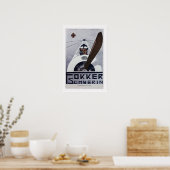 フォッカー・シュヴェリンWW1航空ポスター ポスター (キッチン)