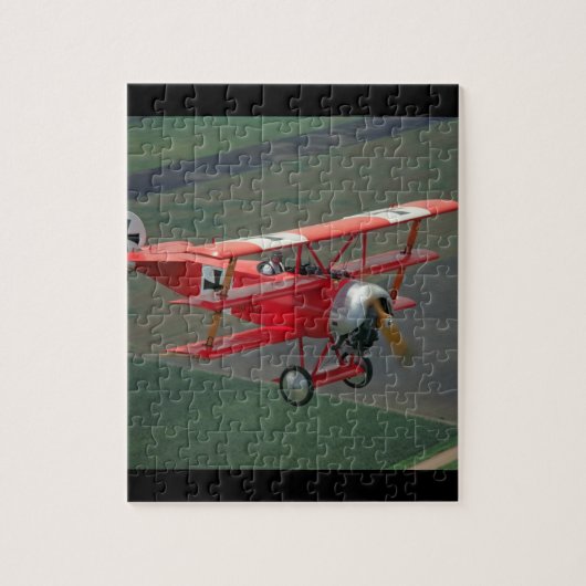 フォッカー、三葉機のレプリカ、1983_Classic航空 ジグソーパズル (縦)