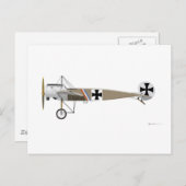フォッカー E-1 エインデッカー ポストカード (正面/裏面)