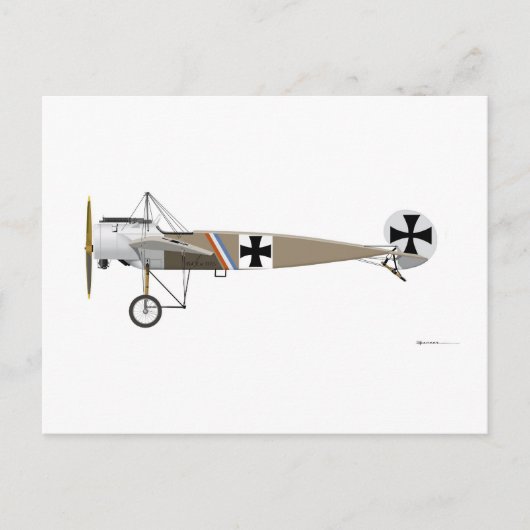 フォッカー E-1 エインデッカー ポストカード (正面)