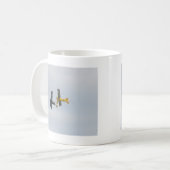 フォッカーD.VIIは飛行中に模倣します コーヒーマグカップ (正面左)