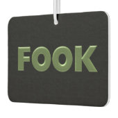 フォックグリーンブラックカーエアーフレッシュナー カーエアーフレッシュナー (左)