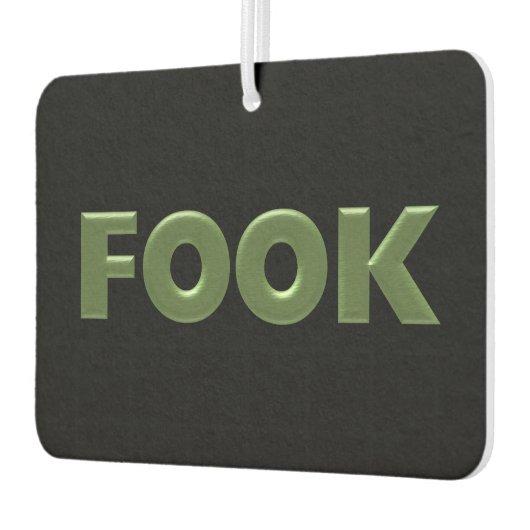 フォックグリーンブラックカーエアーフレッシュナー カーエアーフレッシュナー (左)