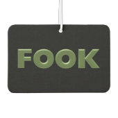 フォックグリーンブラックカーエアーフレッシュナー カーエアーフレッシュナー (正面)